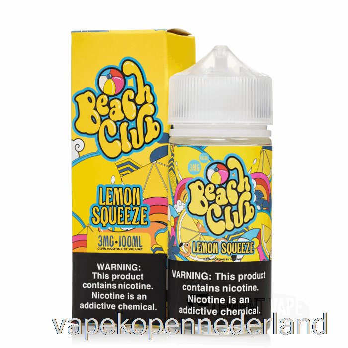 Elektronische Sigaret Vape Citroenknijp - Strandclub - 100 Ml 0 Mg